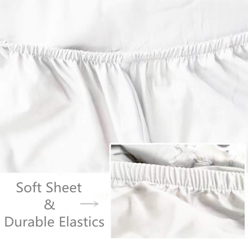 Queen Size Premium Cotton Fitted Sheet Only - 300 Thread Count Queen, White