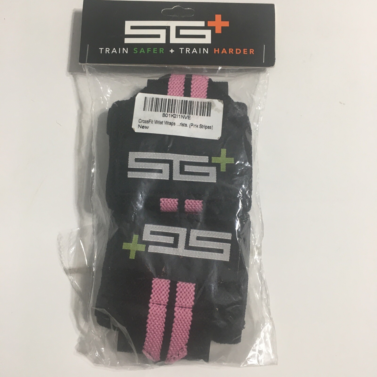 Slim Gym Weight Lifting Wrist Wrap Fitness Workout Crossfit Training Straps Pink
