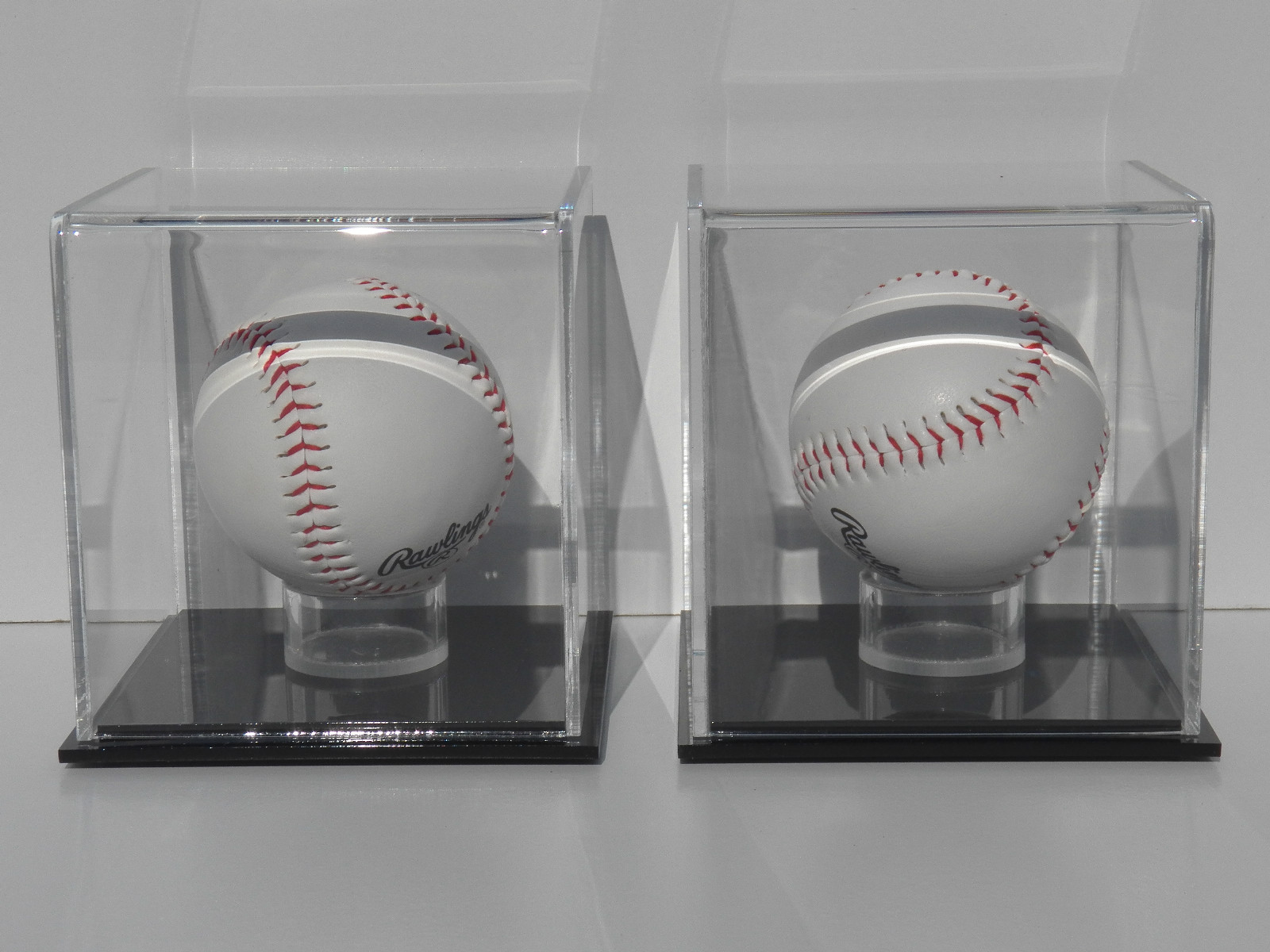Baseball display case (2) single cases per carton $19 each UV filtering acrylic