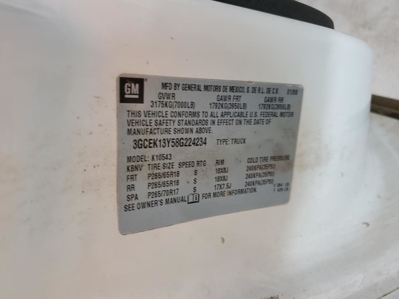 Passenger Right Front Spindle/Knuckle Fits 07-14 ESCALADE 2447059