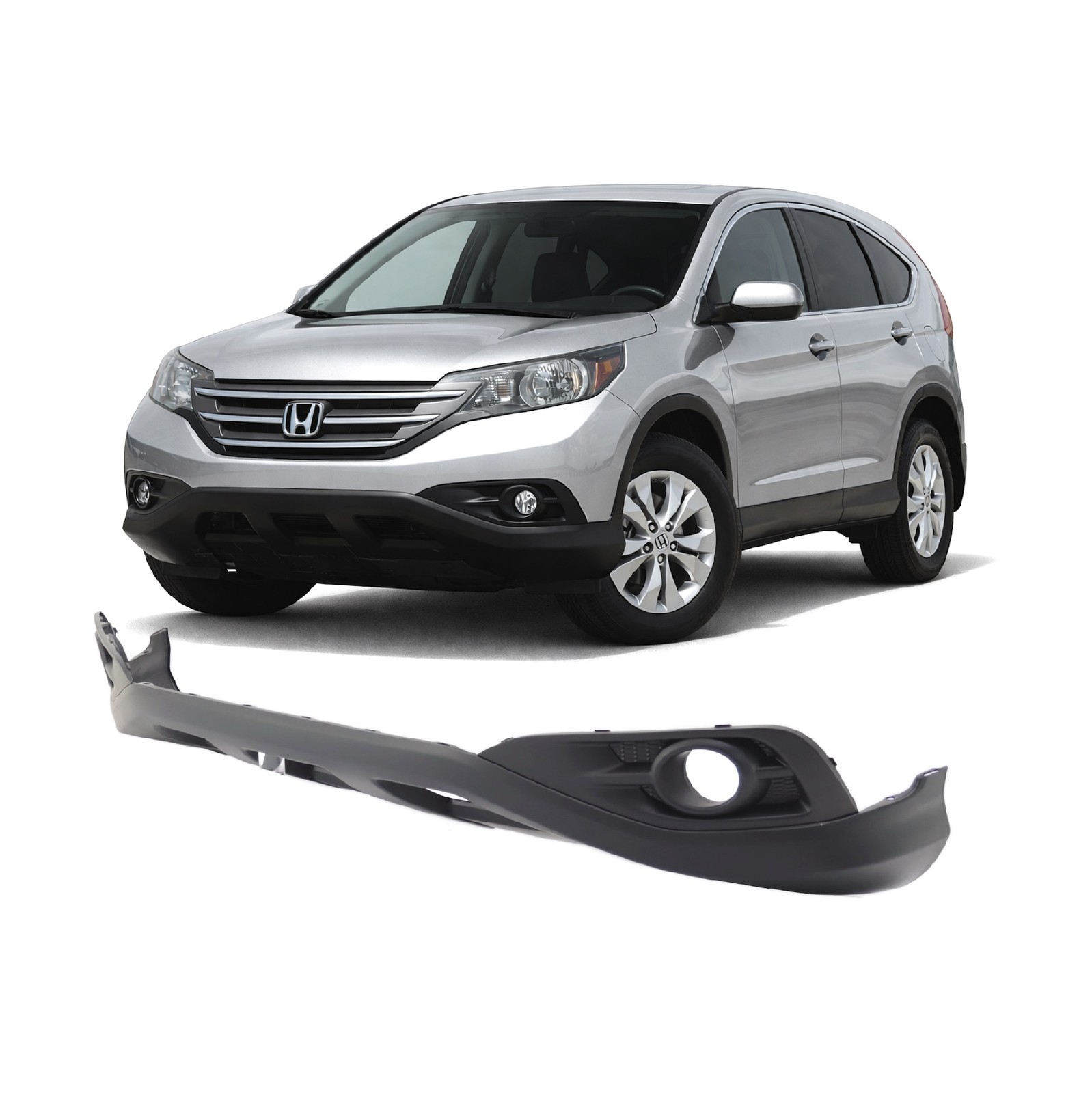 Front Lower Bumper Cover For 2012-2014 Honda CR-V EX Touring w fog light holes
