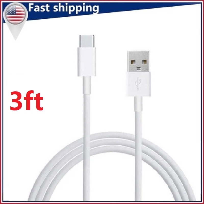 USB-C To USB-A Fast Charger Cable Data Sync Type C Cord 1M For Samsung Android