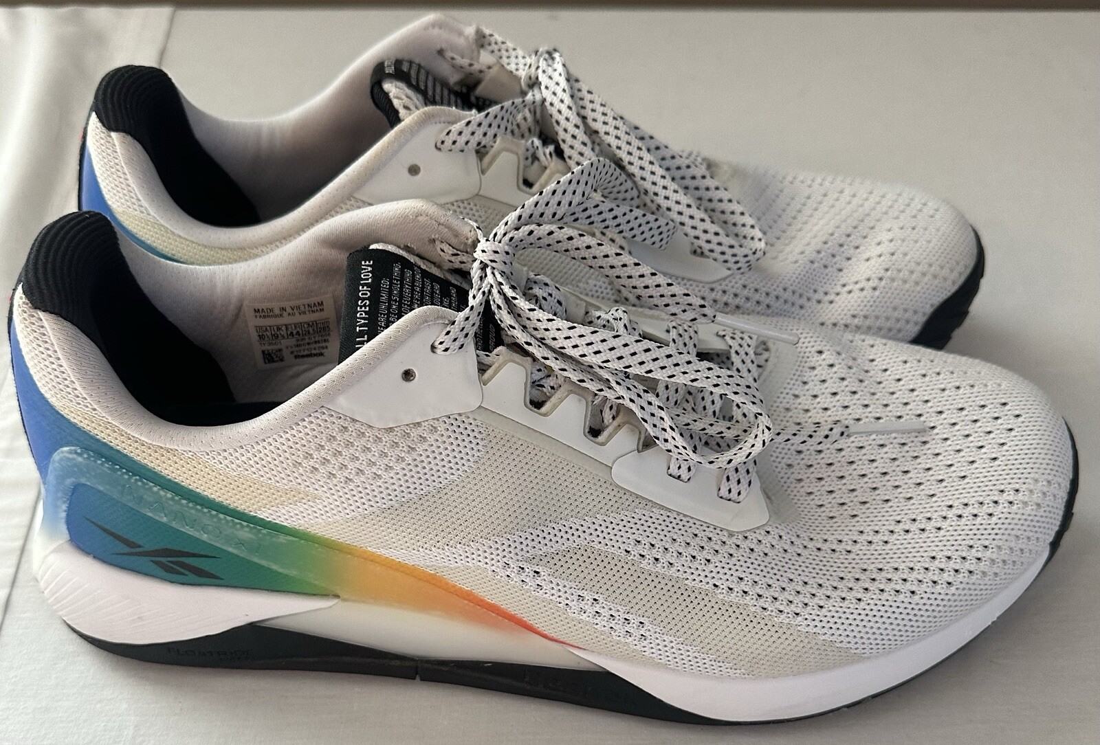 Reebok Nano X1 Pride Mens 10.5 Shoes Cross Training/Running Nice!