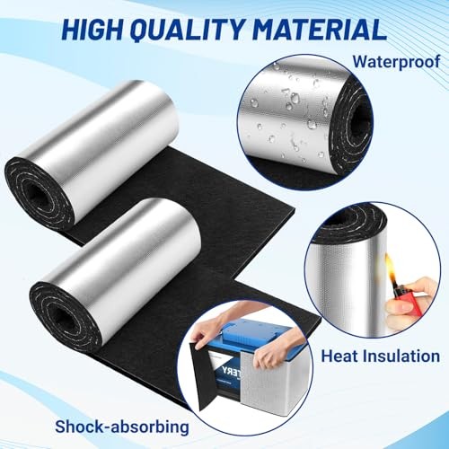 Battery Insulation Kit 40"x7" Universal Car Battery Insulation Blanket 1pcs