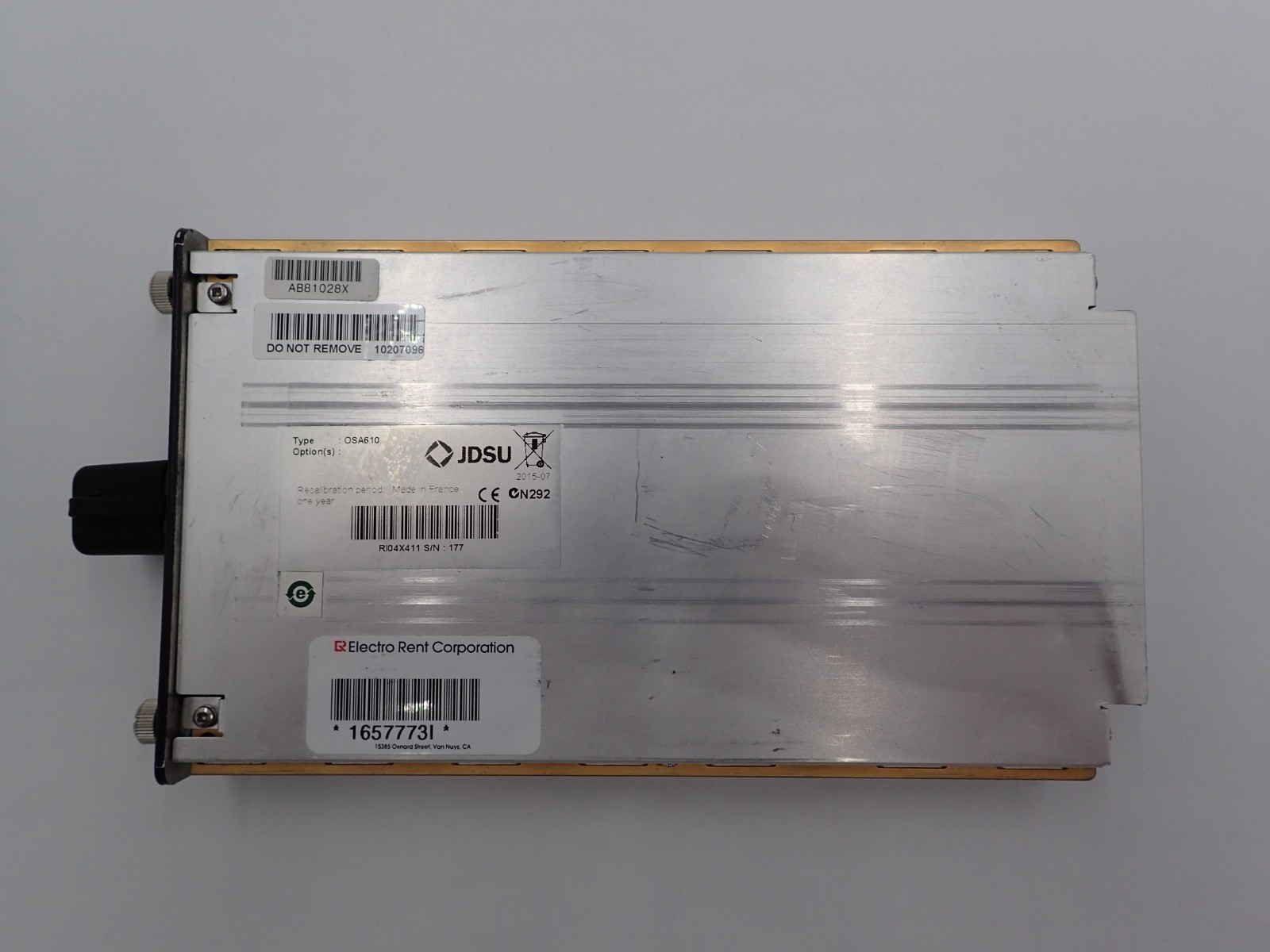 JDSU/Viavi OSA-610 High-resolution spectrum analysis module with extended C band