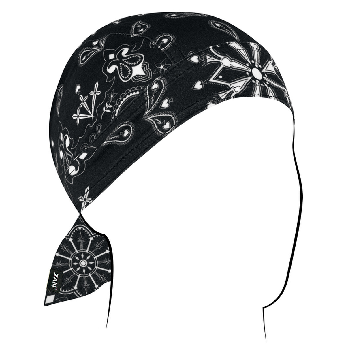 Zan® Flydanna® SportFlex® Black Paisley