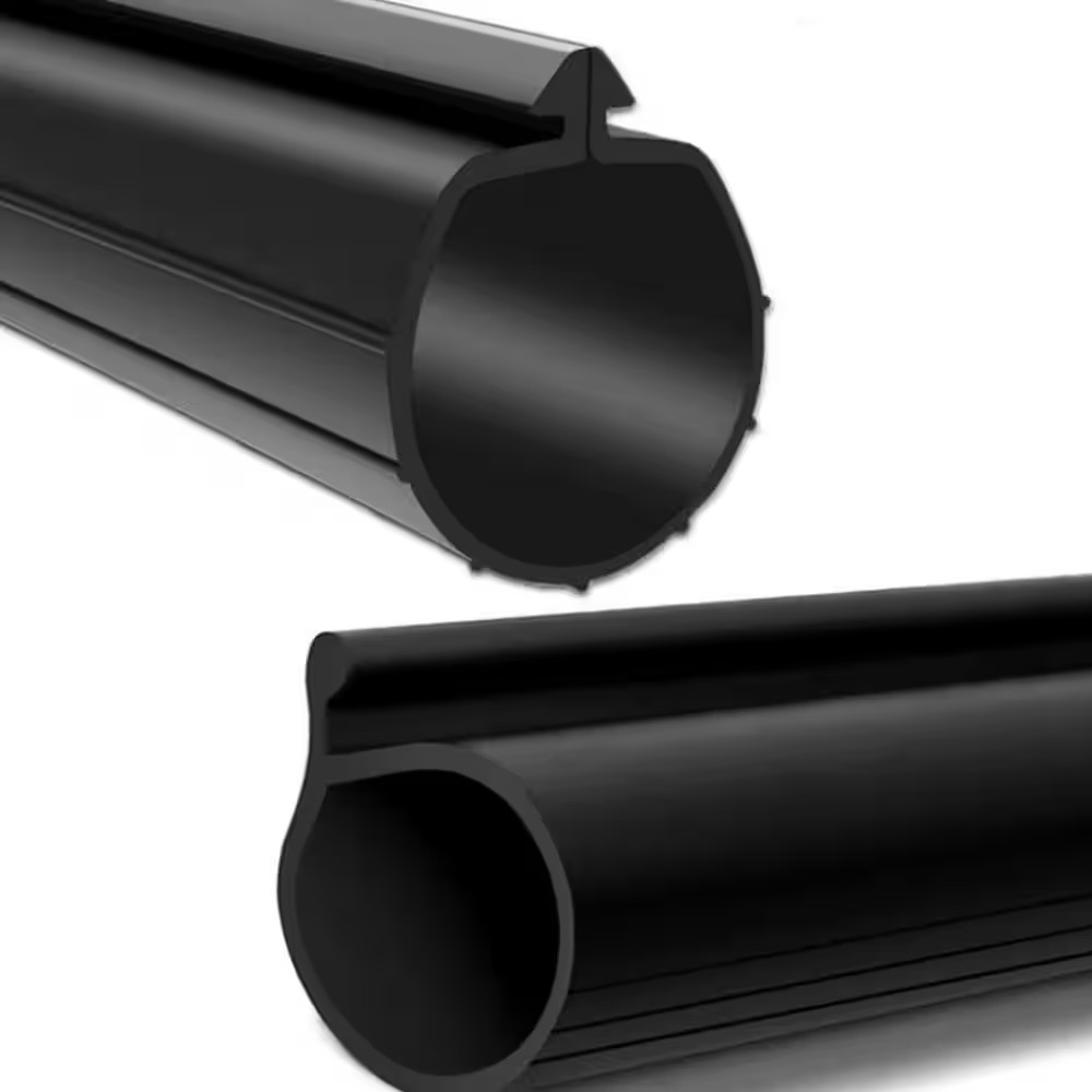 16.5 Ft. Weatherproof Rubber Garage Door Bottom Seal Thresholdstrip