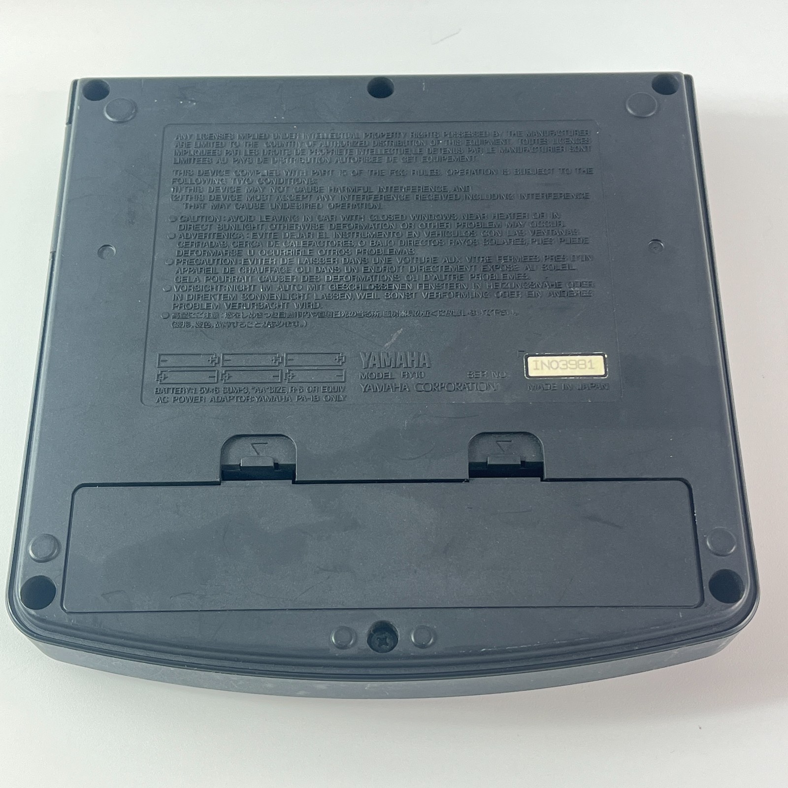 YAMAHA RY10 Drum Machine Rhythm Programmer - Main Unit Only - Tested &Working