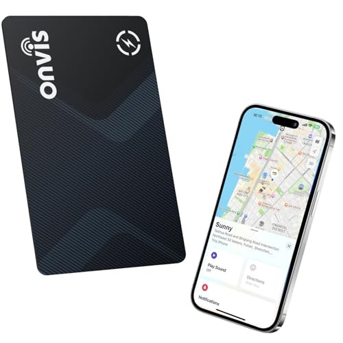 [Apple MFi Certified] Air-Tags Bluetooth Tracker with Apple Find My, Smart