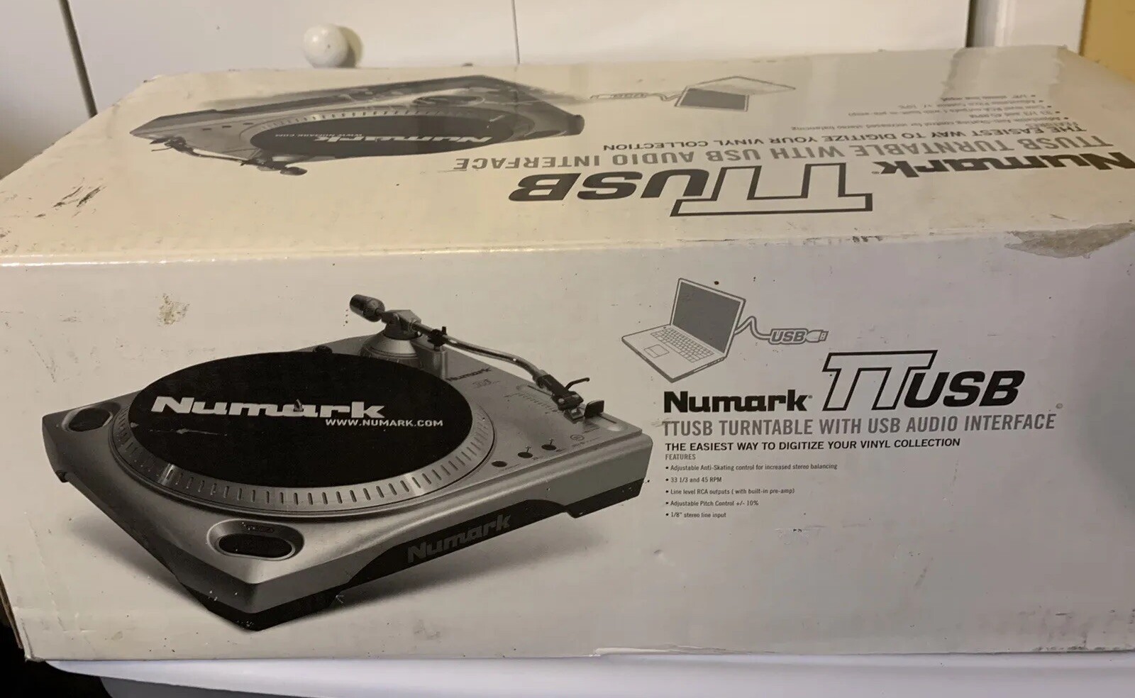 New Numark TT USB Turntable Open Box TTUSB