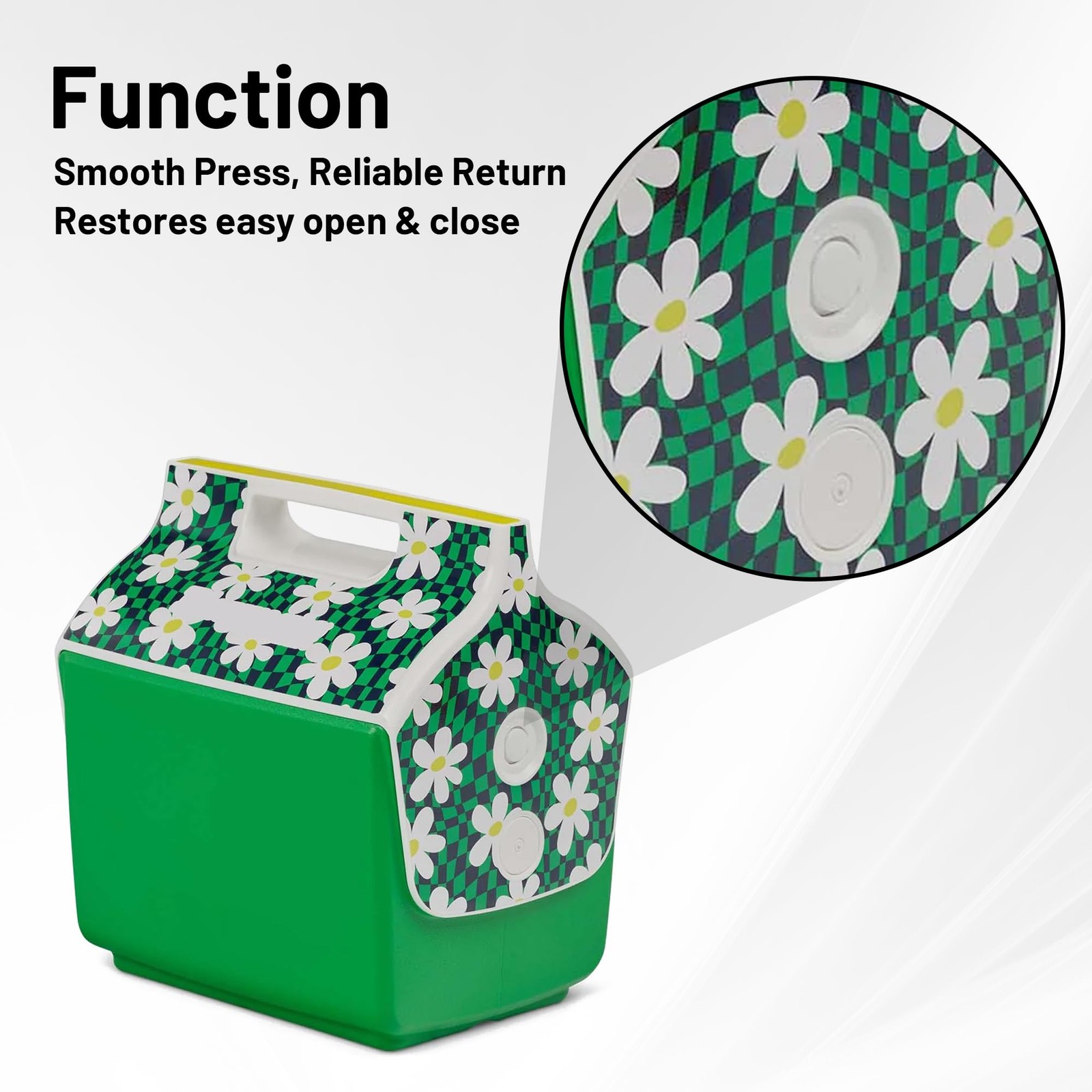 Cooler Replacement Button and Spring Compatible with Igloo Playmate Coolers, ...