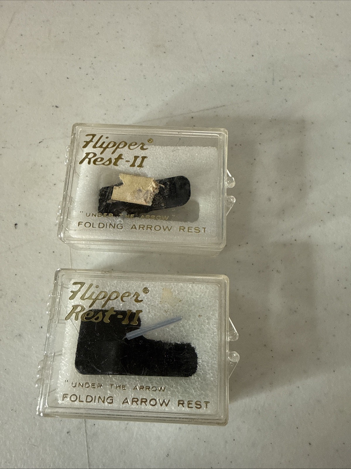 Flipper Rest II Under The Arrow Folding Arrow Rest Lot Of 2