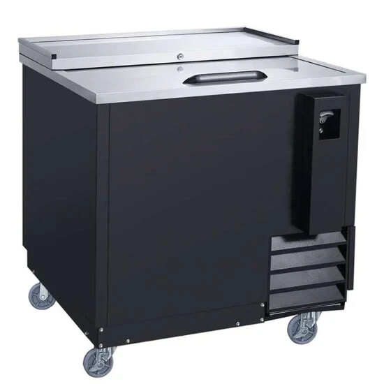 Commercial Beverage Cooler 36" –Back Bar Bottle Refrigerator NSF Stainless Steel