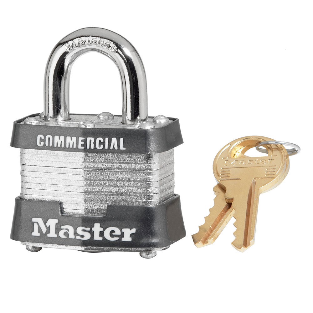 MasterLock 3KA2081 No. 3KA 40mm Laminated Steel Padlock Keyed Alike
