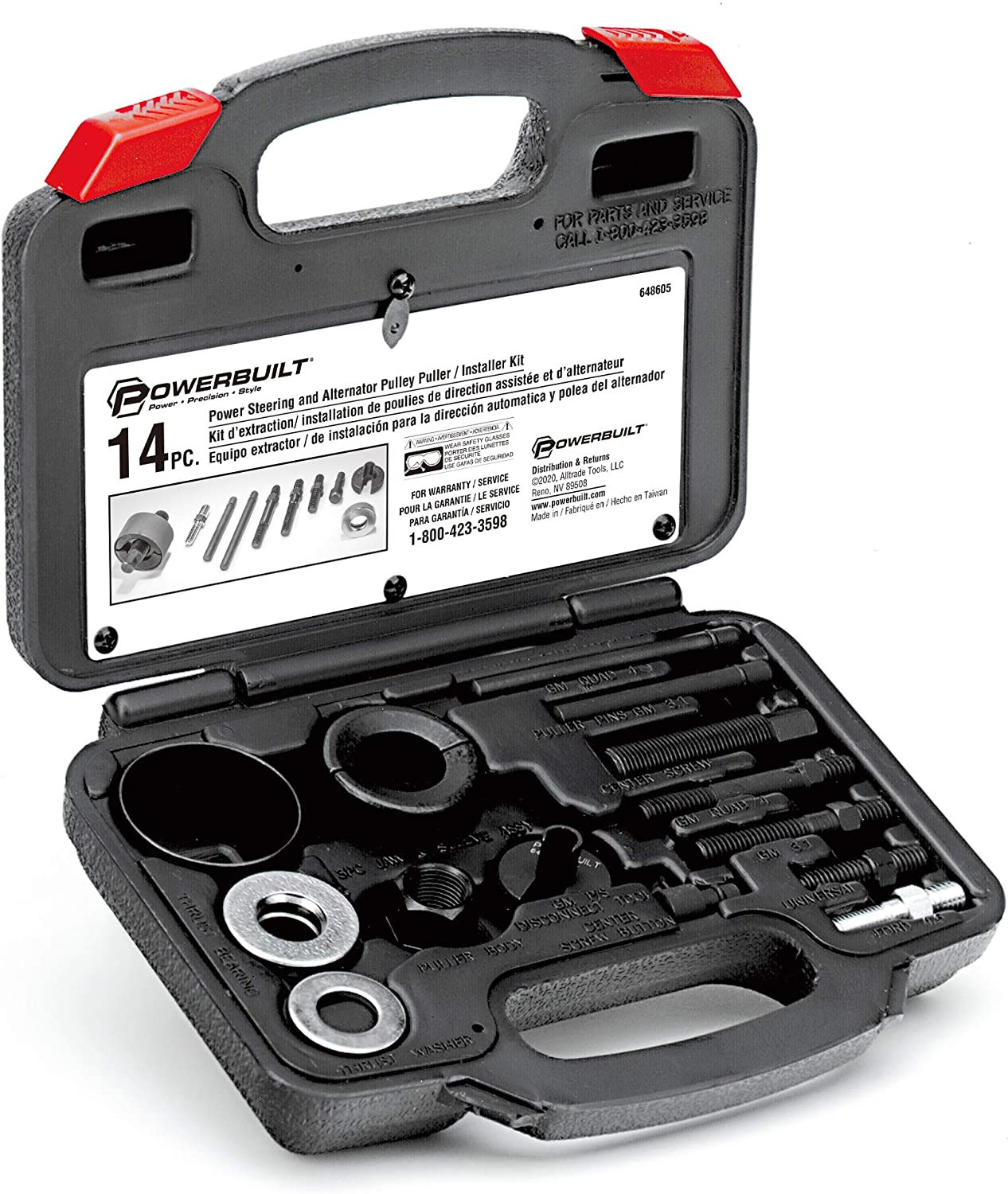 Power Steering and Alternator Pulley Remove and Install Tool Set, Replace Vehicl