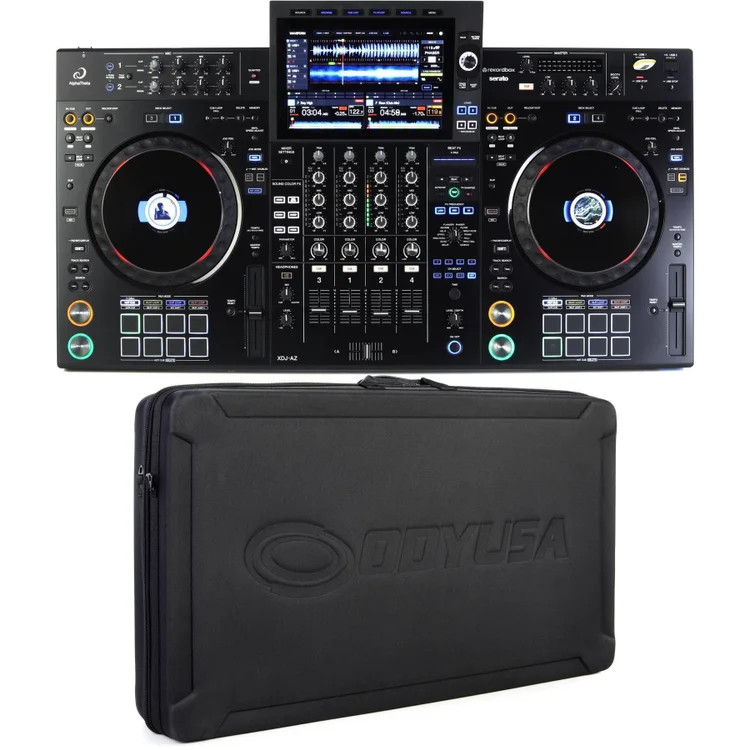AlphaTheta XDJ-AZ 4-channel Digital DJ System with Odyssey EVA-molded Case