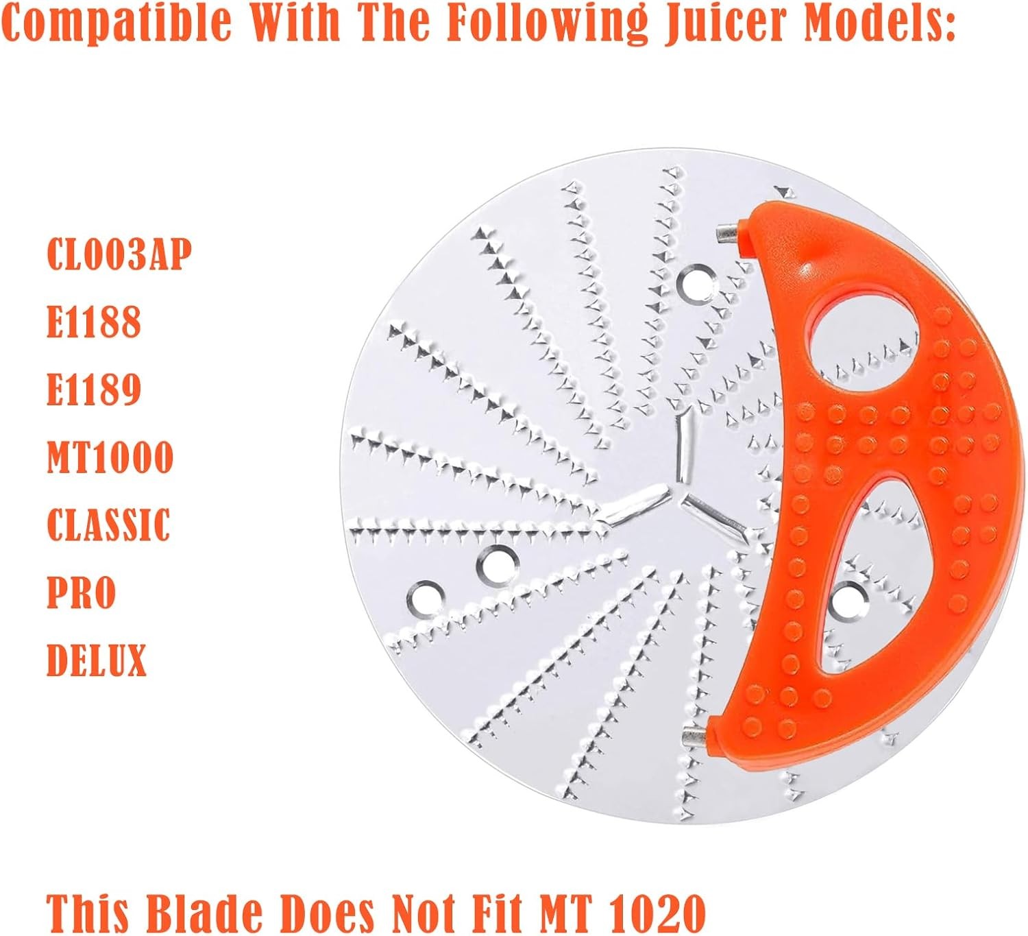 Blade and Crescent Tool Replacement For Jack Lalanne Power Juicer