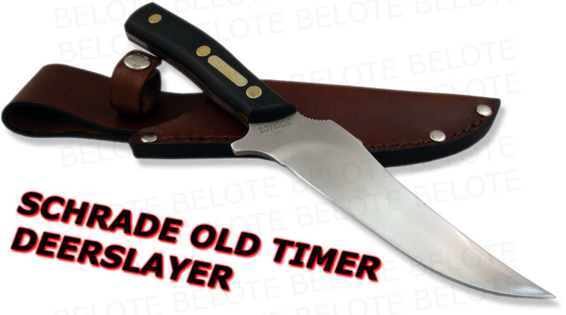 Schrade Old Timer DELRIN Deerslayer w/ Sheath 15OT NEW