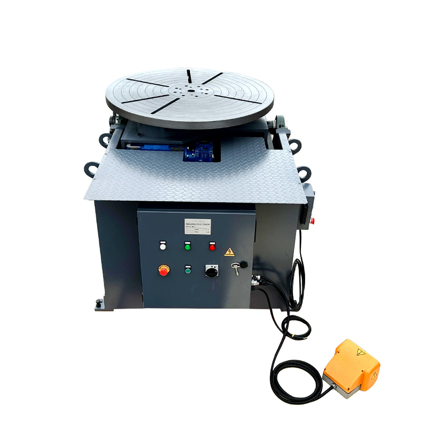 4400-5500 Lbs Welding Positioner Positioning Turn Rotary Table Tilt 0-135 Degree