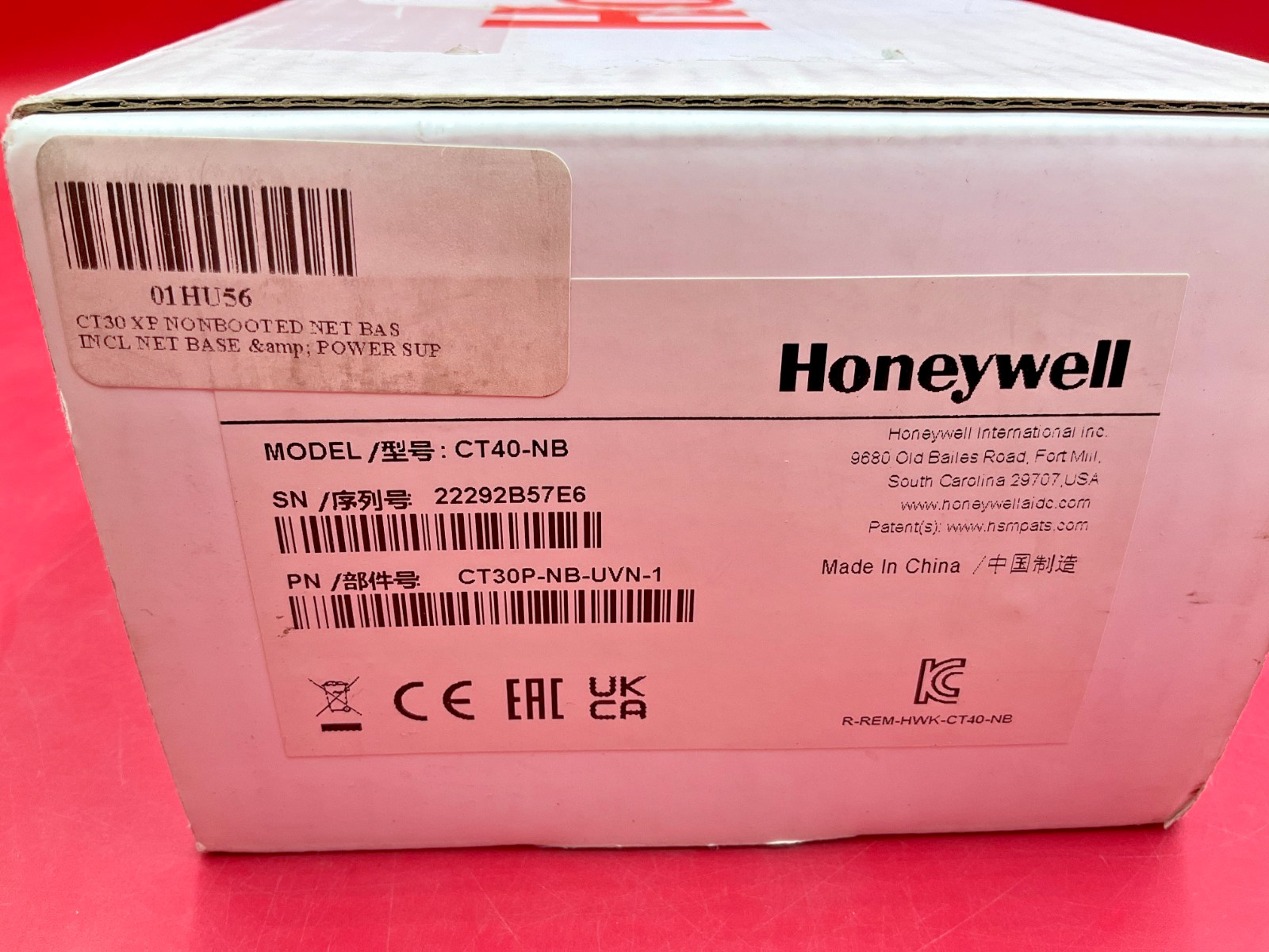 Honeywell Non Booted home Base Docking Cradle CT30 XP CT30P-NB-UVN-1 💚❤️💚❤️