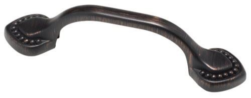 3" Spoon Foot Double Beaded Pull Venetian Bronze