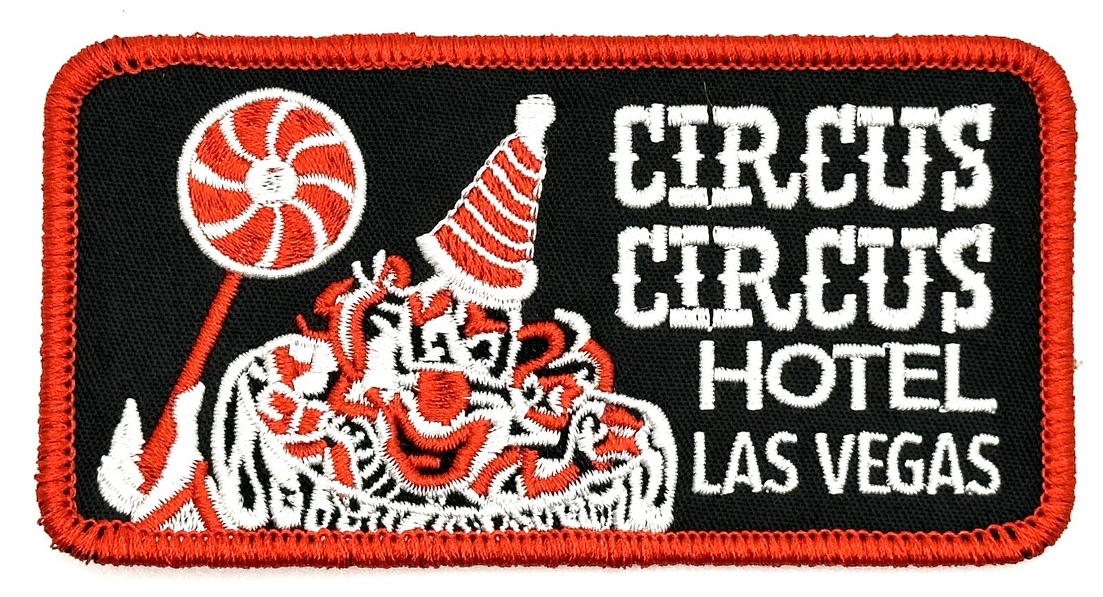 Circus Circus Clown Hotel Casino Las Vegas Nevada Retro Vintage Iron On Patch
