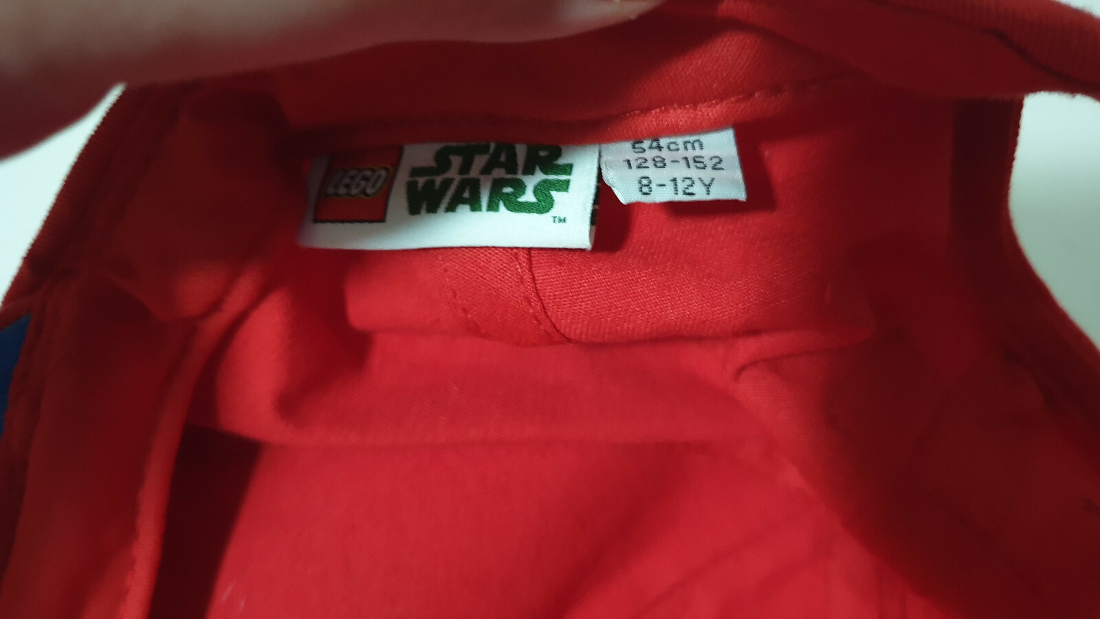 LEGO STARWARS HAT RED 2013 54CM 128-152 8-12Y