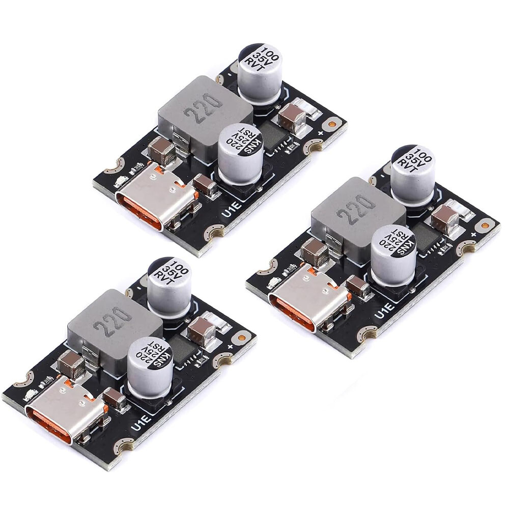 2PC 65W Type-C DC 8~30V PD/QC Quick Charge Fast Charging Board USB Buck Modules