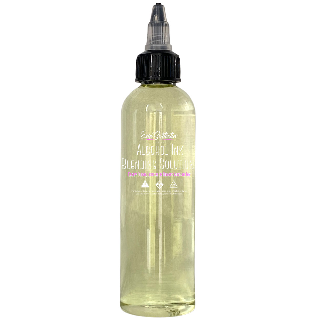 Premium Alcohol Ink Blending Solution | 4oz by Volume | by Ezgi Sertcetin