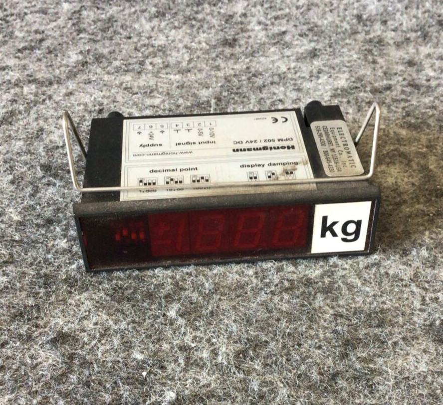 Honigmann DPM 502/24VDC Digital Tension Panel Meter 24VDC Used