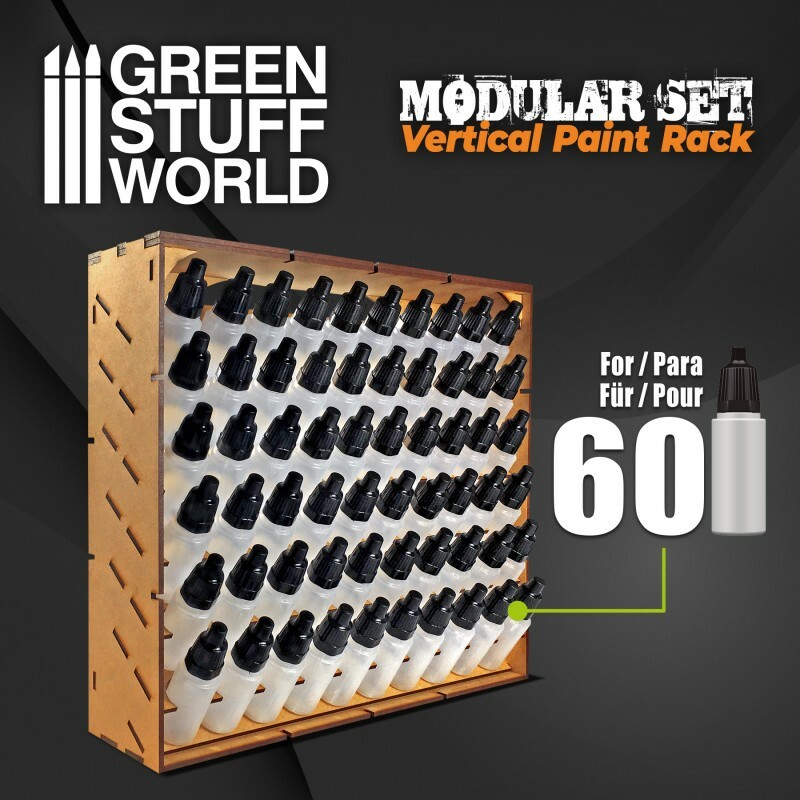 Modular Paint Rack 17ml - VERTICAL - modelling, Hobby organizer