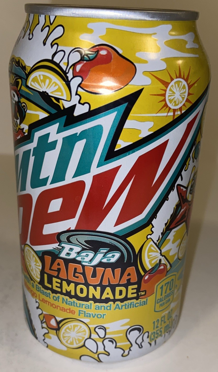 2024 12oz. MTN DEW CAN ( LAGUNA ) EMPTY BOTTOM OPENED
