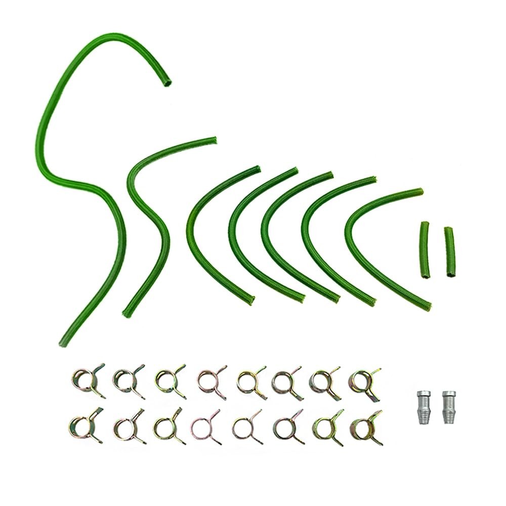 Lskioer Diesel Fuel Injector Return Line Kit, GM19001-VT, U19001-VT Green