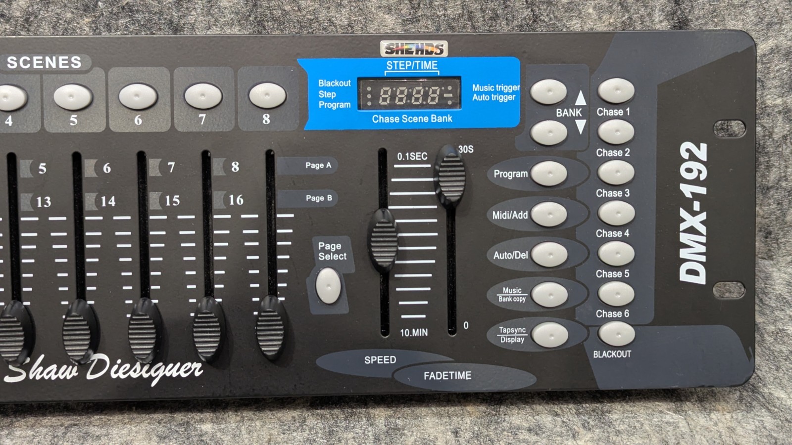 SHEDS DMX512 Controller DMX Lighting Controller DMX 192 Stage Light Controller