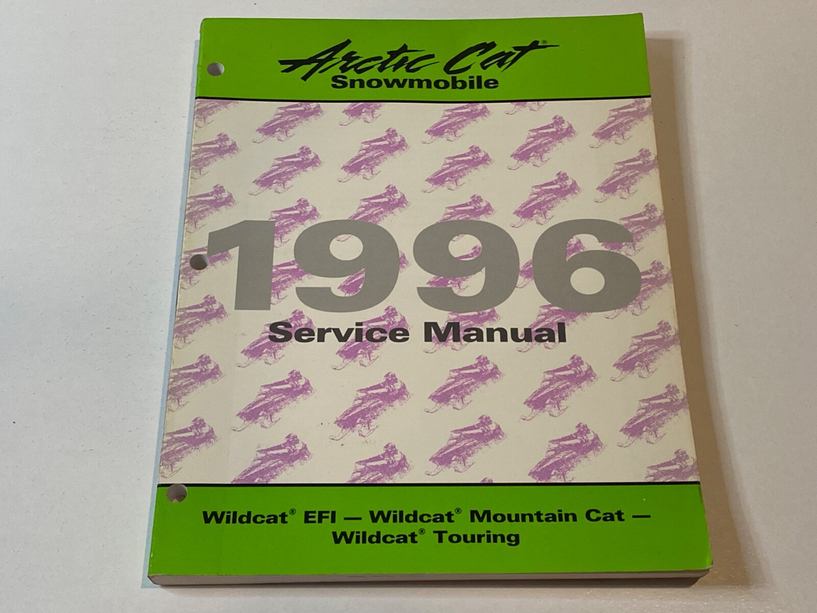 OEM Arctic Cat Service Repair Shop Manual 1996 Wildcat EFI Mountain Cat Touring