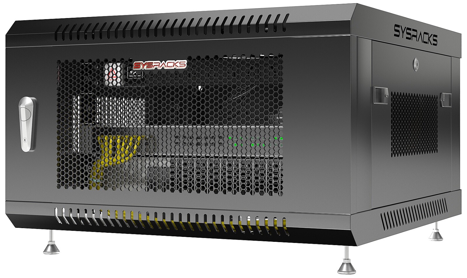 6U Sysracks Wall Mount IT Data Network Server Rack Cabinet Enclosure 24" Depth