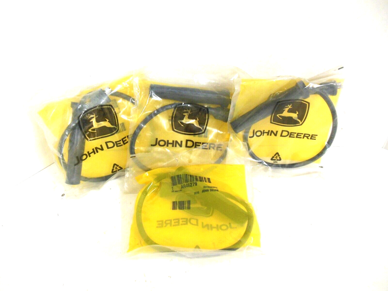 LOT OF 4 JOHN DEERE SPARK PLUG WIRE ASSEMBLY AR46279