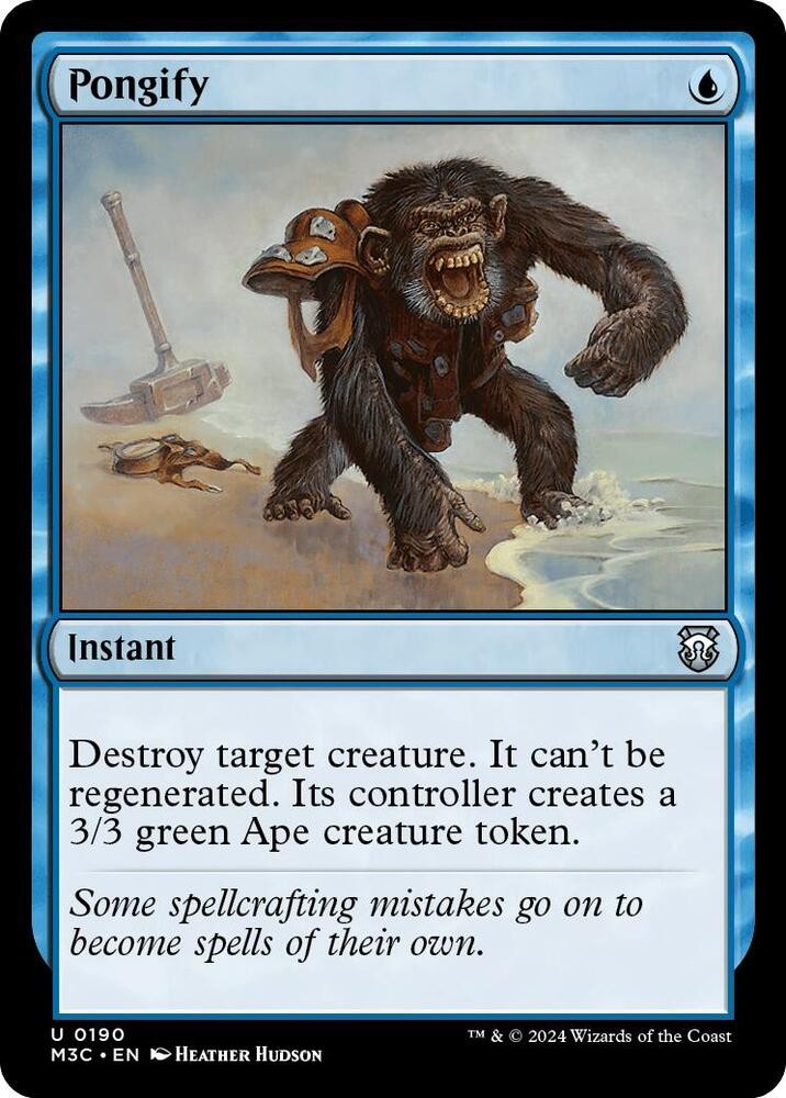1x Pongify - Commander: Modern Horizons 3 - NM  -  MTG