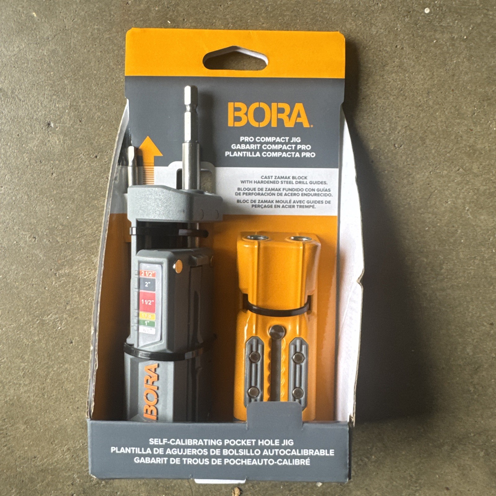 BORA Pro Compact Pocket Hole Jig Auto Adjusting Drill Guide Durable BRAND NEW