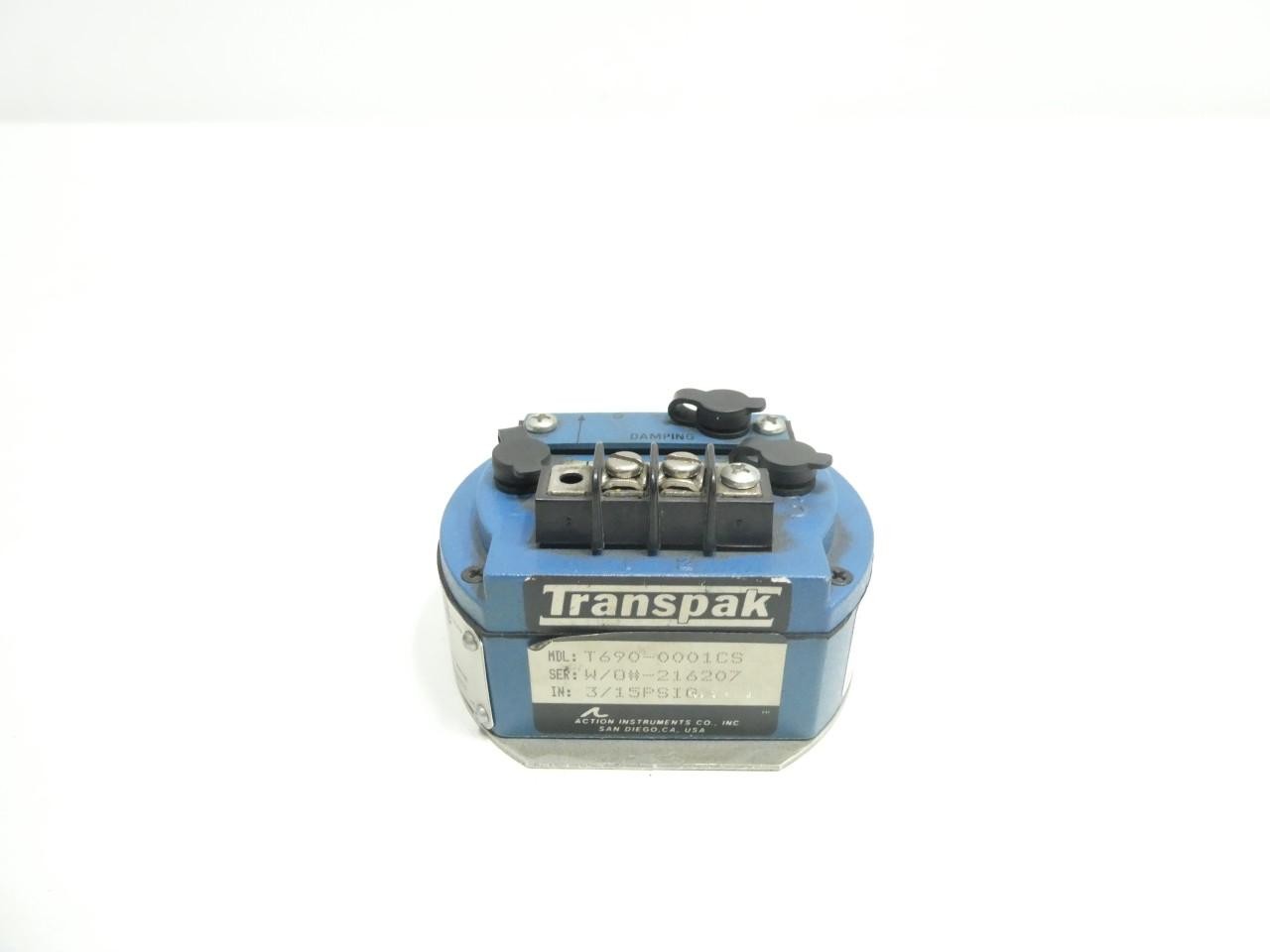 Action Instruments T690-0001CS Pressure Unit 10-90v 3-15psi