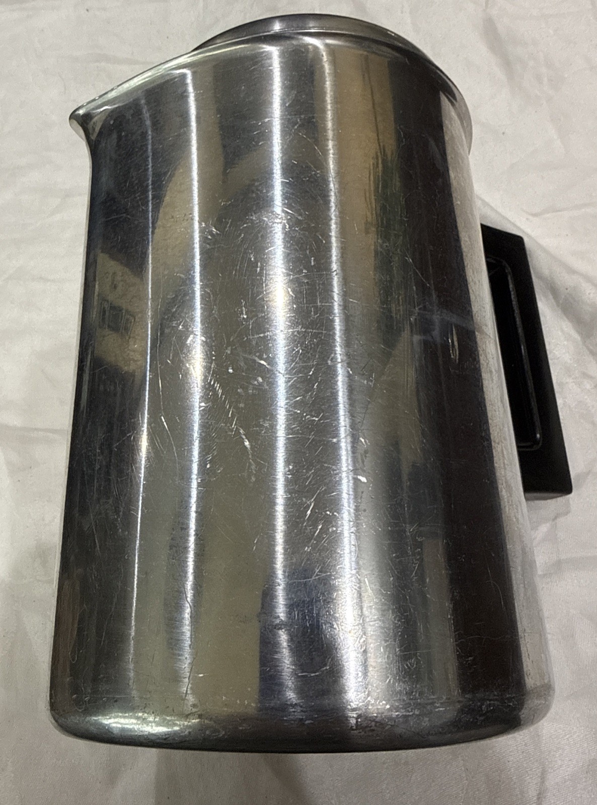 Vintage Royal Chef Solid Aluminum Coffee Pot #506 Made in USA With Lid  Free S/H