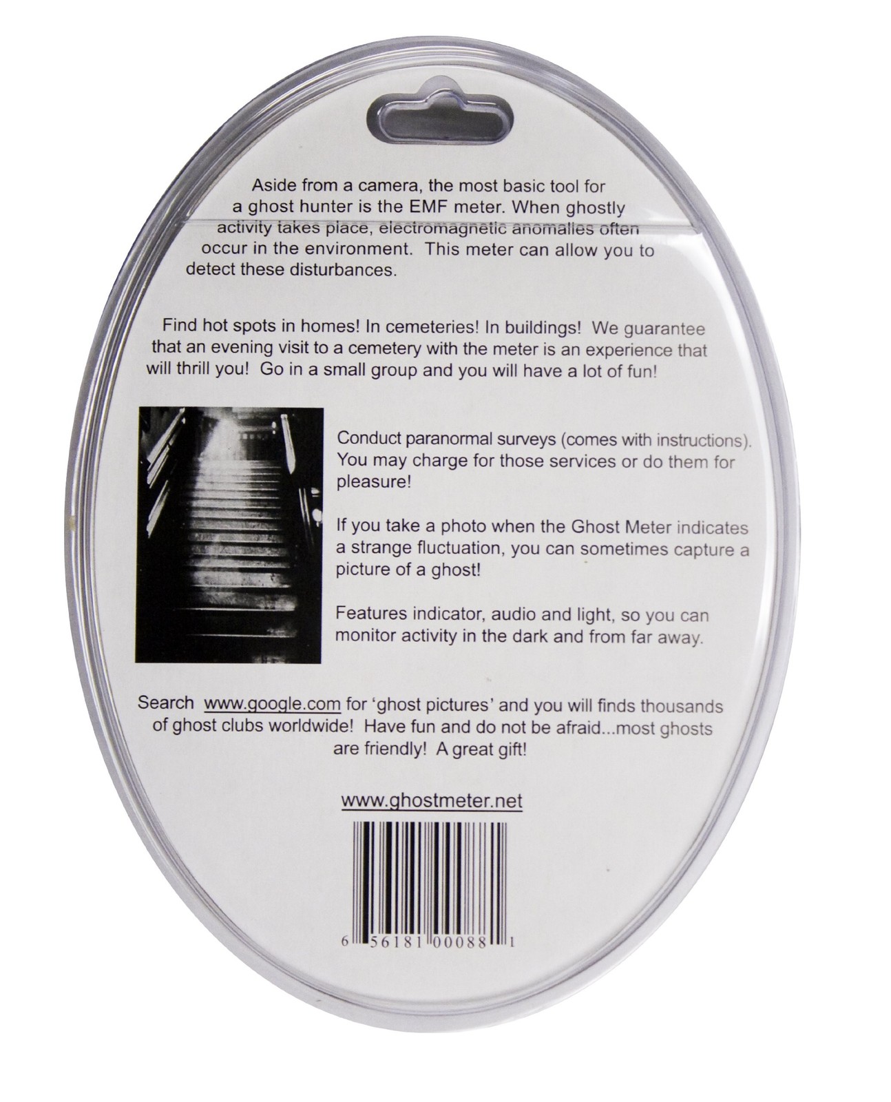 The Ghost Meter EMF Sensor, Transparent