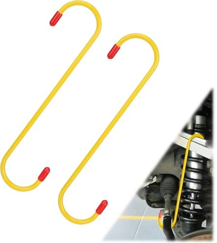 2PCS Brake Caliper Hanger Caliper Hangers Hooks with Yellow with red cap-2PCS