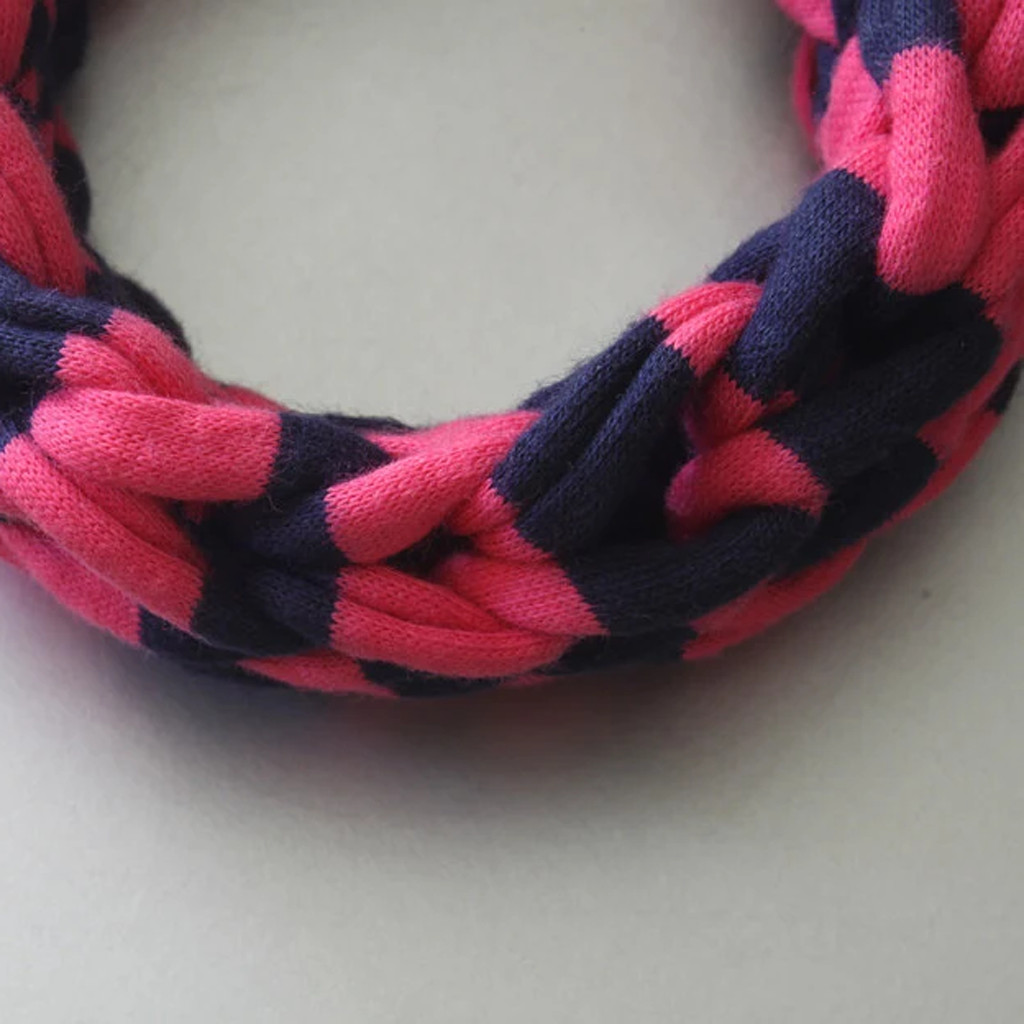 T-Shirt Yarn Knitted Bracelet