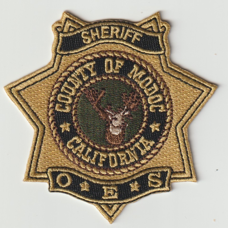 Modoc County, California Sheriff OFFICE OF EMERGENCY SERVICES Patch!