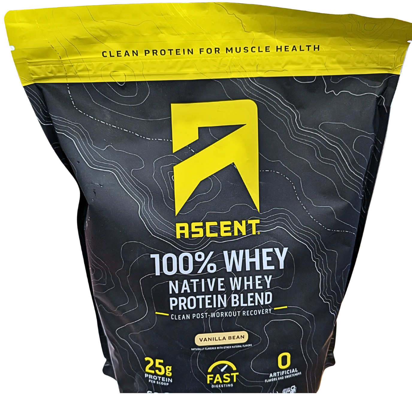 Ascent 100% Whey Protein Vanilla Bean 4.25 Lbs EXP 04/2027
