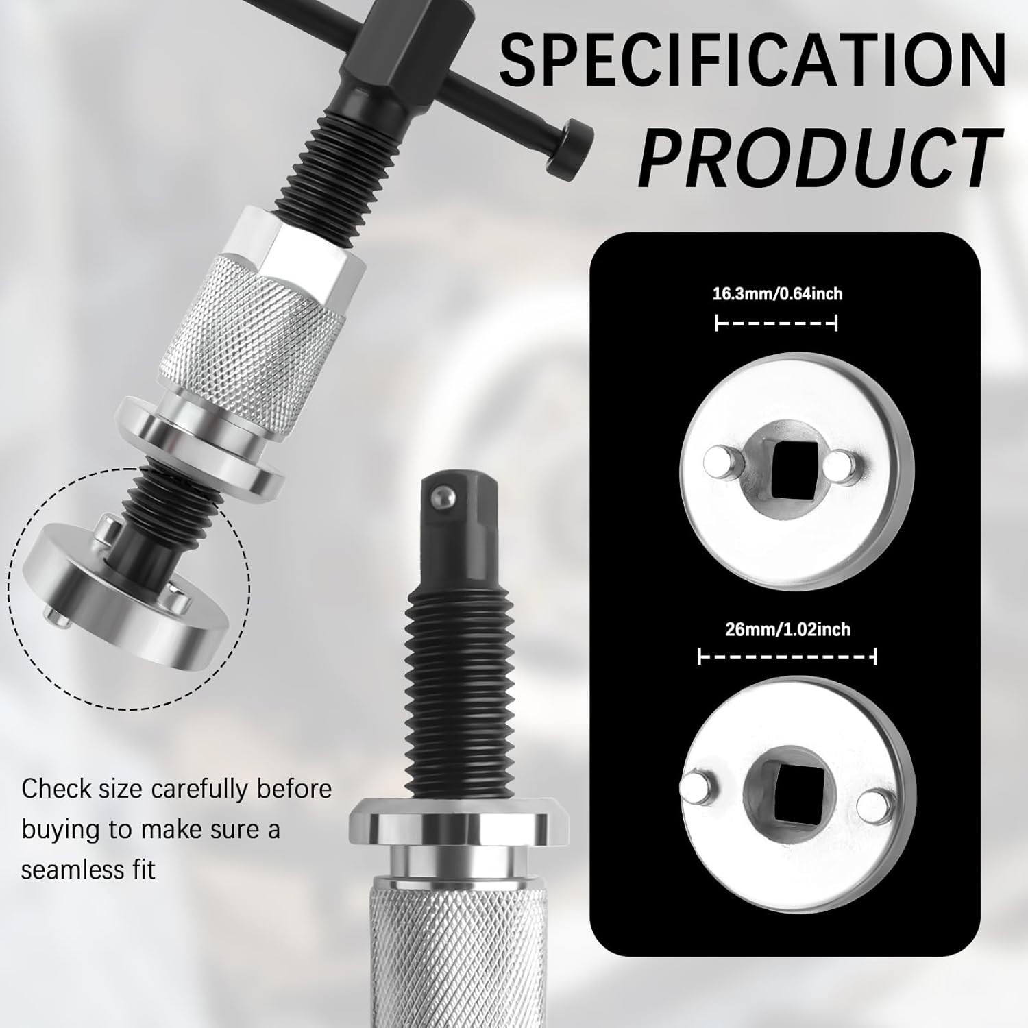 Brake Caliper Compression Tool, 5PCS Heavy Duty Piston Compressor