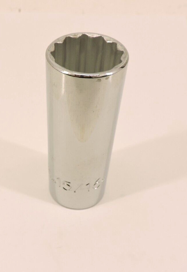 Proto 1/2 in Drive Size, 15/16 in Socket Size, 12-Point, Deep