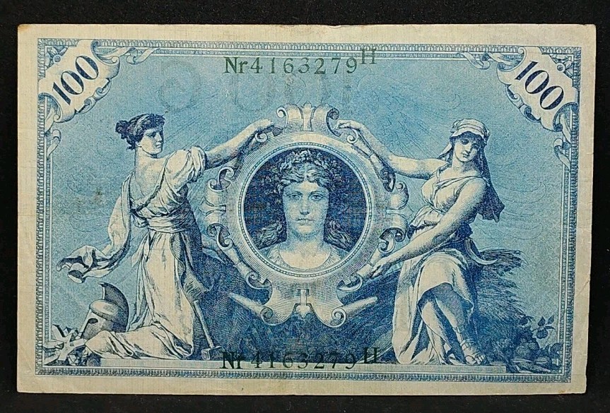 1908 Germany 100 Marks Nr4163279H