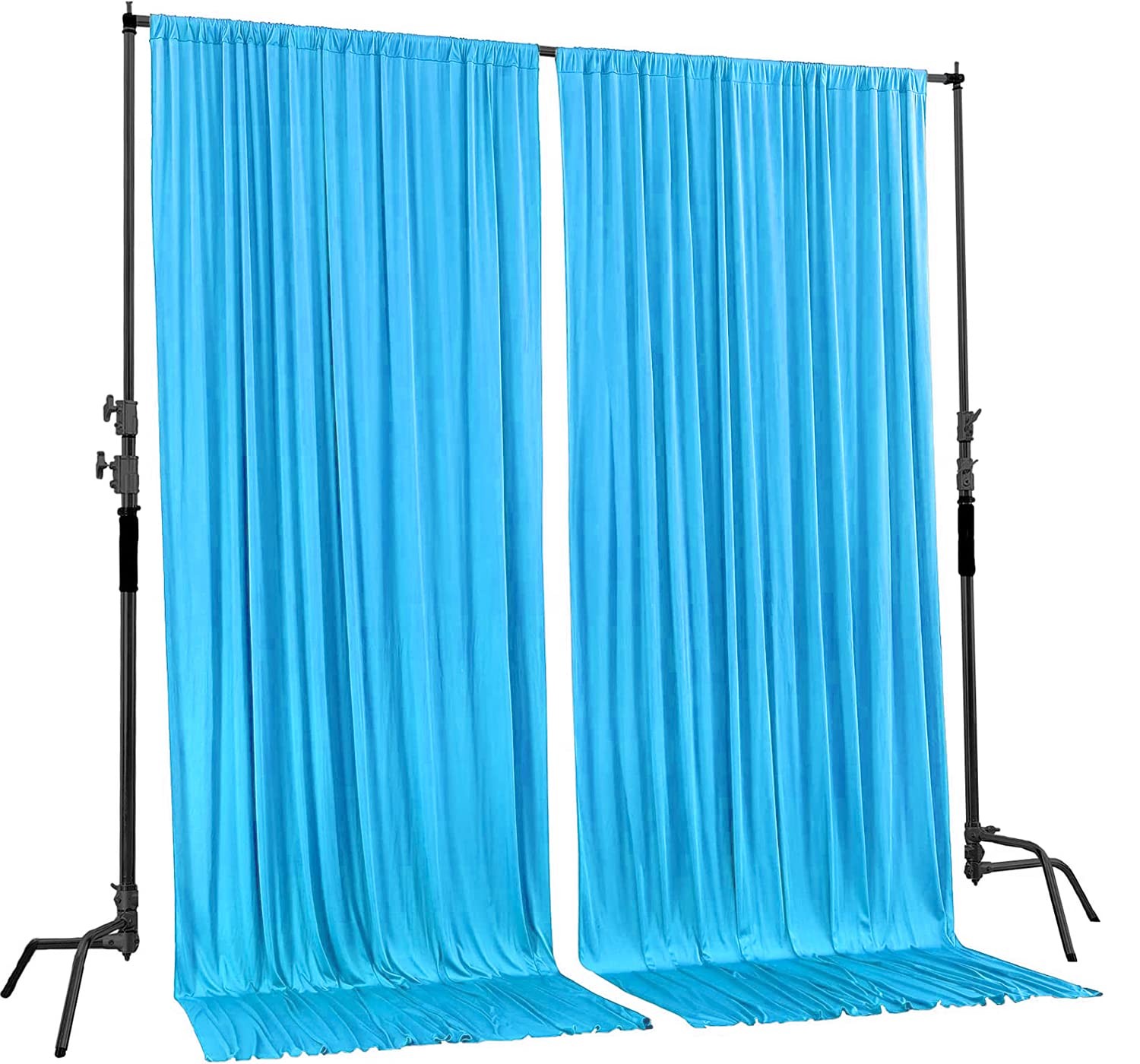 Ak Trading Co. 10 Feet X 8 Feet Ifr Polyester Backdrop Drapes Curtains Panels